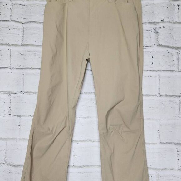 Eddie Bauer Mens Tech Pant Size 32x30 Tan Nylon Spandex Outdoor Hiking Casual - Picture 4 of 12